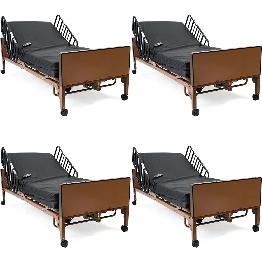 Electric Hospital Bed for Home Use with Half Rails Medical Bed for Long Term Care and Medical Facilities 36 x 80, Adjustable He
Electric Hospital Bed for Home Use with Half Rails Medical Bed for Long Term Care and Medical Facilities 36 x 80, Adjustable He