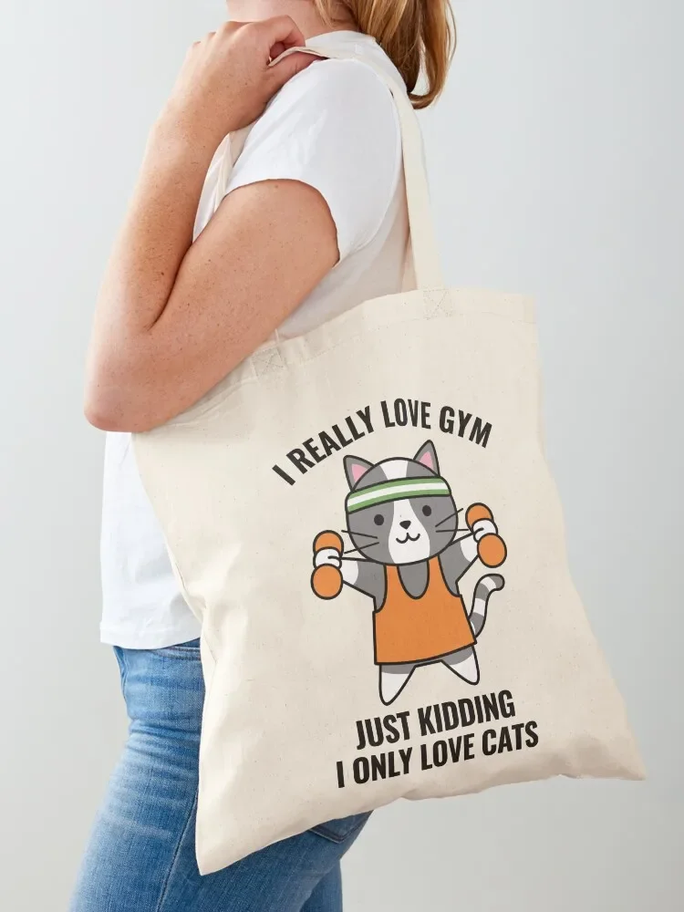 I Really Love Gym Just Kidding I Only Love Cats Tote Bag Canvas bag bags woman 2025 tote bags aesthetic supermarket folding bag
I Really Love Gym Just Kidding I Only Love Cats Tote Bag Canvas bag bags woman 2025 tote bags aesthetic supermarket folding bag