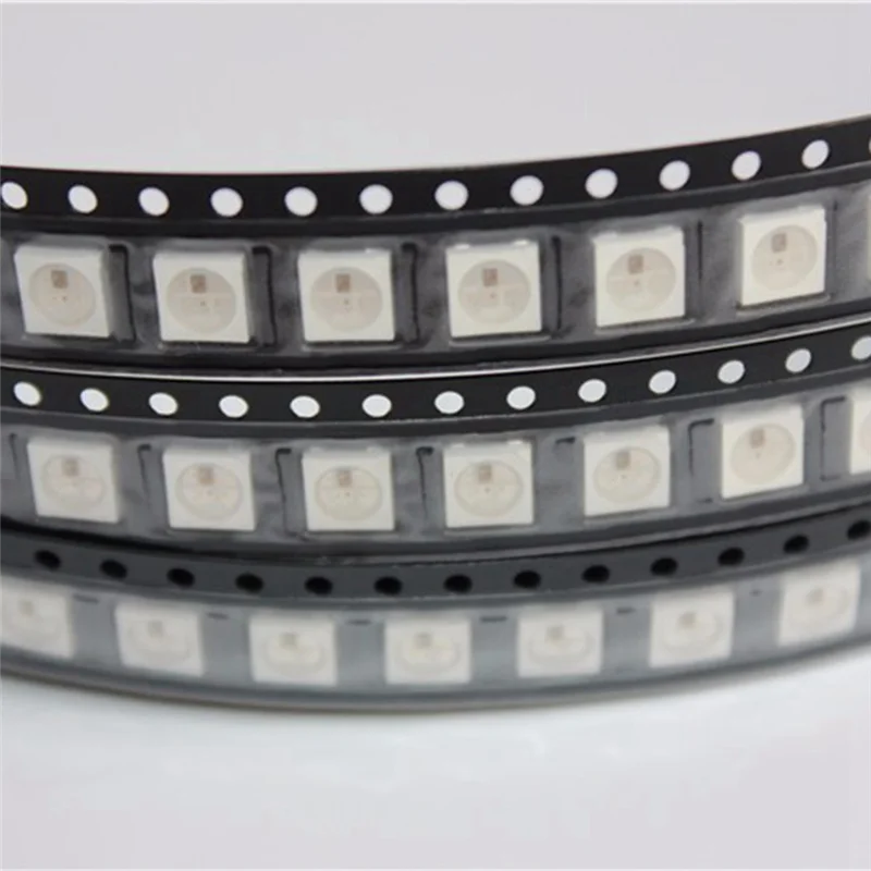 ABUP-1000 шт. WS2812B (4 контакта) светодиодный чип 5050 RGB SMD белая версия WS2812 цифровые пиксели с индивидуальной адресацией DC5V
ABUP-1000 шт. WS2812B (4 контакта) светодиодный чип 5050 RGB SMD белая версия WS2812 цифровые пиксели с индивидуальной адресацией DC5V