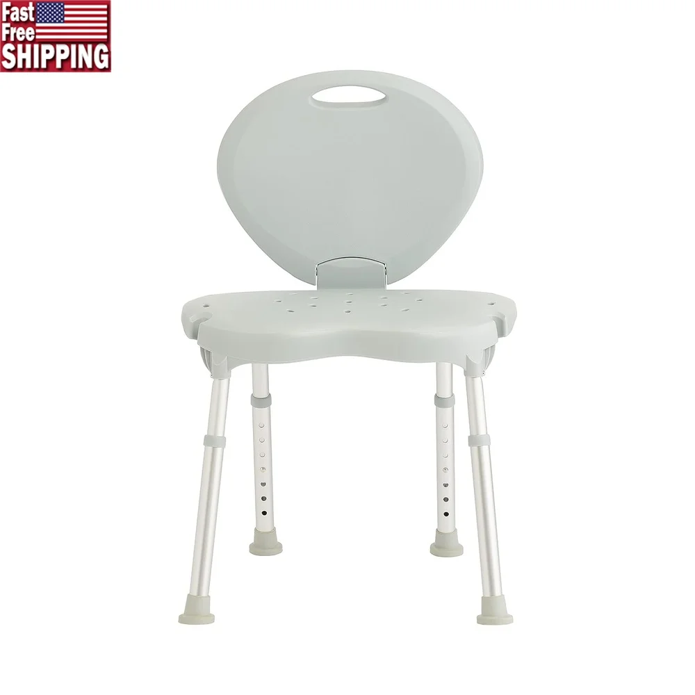 Folding Shower Chair with Backrest Lightweight Bath Stool Slip Resistant Feet Seniors and Disabled Adults 300 lb Capacity 
Folding Shower Chair with Backrest Lightweight Bath Stool Slip Resistant Feet Seniors and Disabled Adults 300 lb Capacity