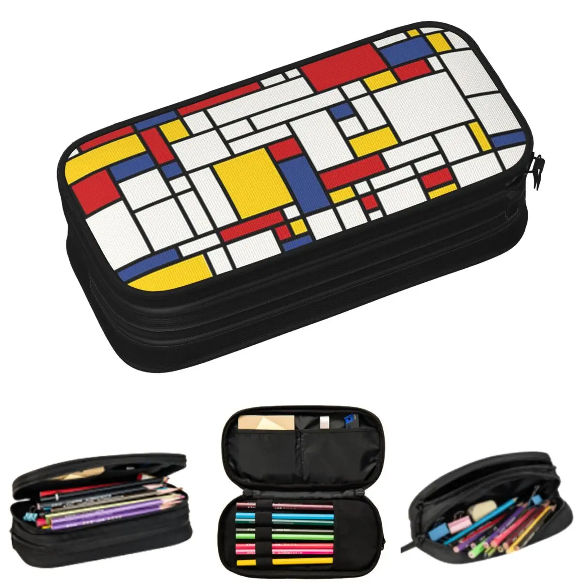 Piet Mondrian Pencil Cases for Student School Pen Box Pencil Bag Large Capacity Pencil Pouch
Piet Mondrian Pencil Cases for Student School Pen Box Pencil Bag Large Capacity Pencil Pouch