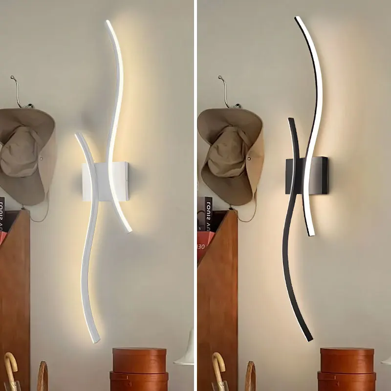 Black White LED Wall Lights 60/80cm LED Wall Lamps for Foyer Corridor Aluminum AC85-265V Wall Sconce for Bathroom Bedroom Aisle
Black White LED Wall Lights 60/80cm LED Wall Lamps for Foyer Corridor Aluminum AC85-265V Wall Sconce for Bathroom Bedroom Aisle