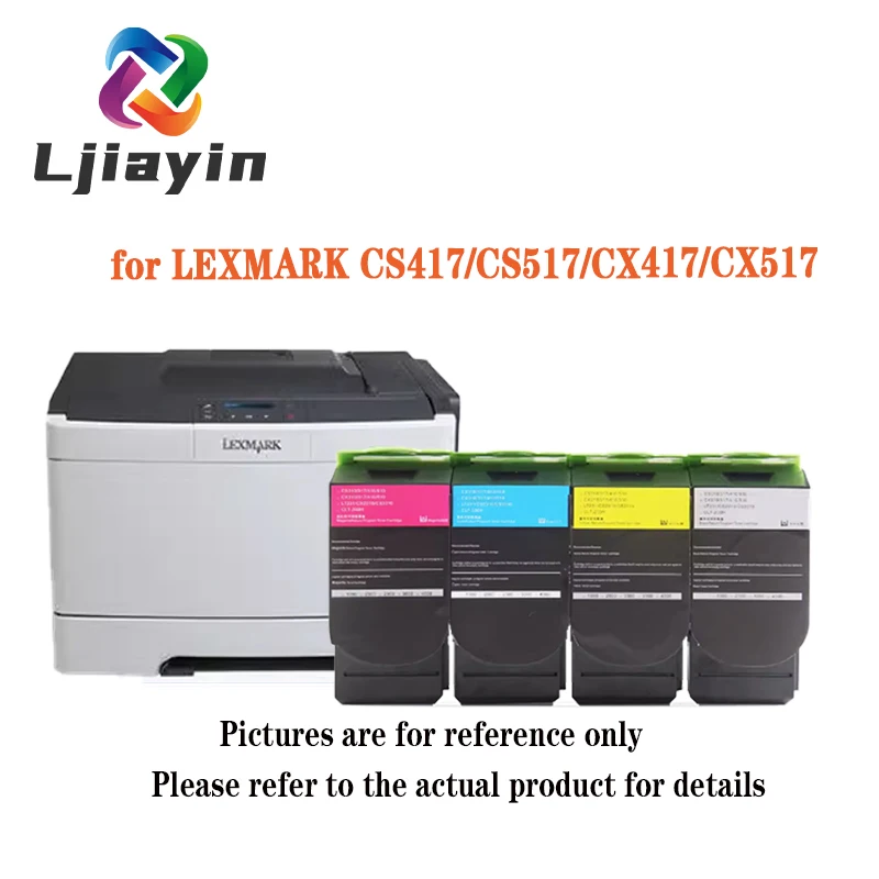Тонер-картридж для Lexmark CS417/CS517/CX417/CX417/CX517, версия LA/SA 71B4HK0/71B4HY0/71B4HY0
Тонер-картридж для Lexmark CS417/CS517/CX417/CX417/CX517, версия LA/SA 71B4HK0/71B4HY0/71B4HY0