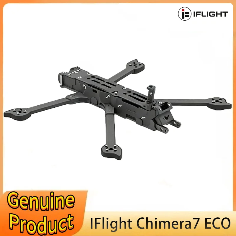 IFlight Chimera7 ECO Frame Kit with 6mm Arm for FPV Parts BLITZ ATF435 Stack (E55S 4-IN-1 ESC) Flight Controller XING-E 2809
IFlight Chimera7 ECO Frame Kit with 6mm Arm for FPV Parts BLITZ ATF435 Stack (E55S 4-IN-1 ESC) Flight Controller XING-E 2809