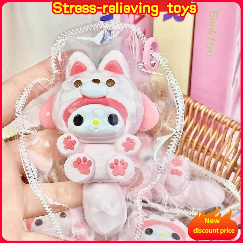 Hello Kitty Big Tail Series Slow Rebound Stress Relieving Toy Squeeze Toys for Stress Relief Handmade Silicone Soft Squeeze Toy
Hello Kitty Big Tail Series Slow Rebound Stress Relieving Toy Squeeze Toys for Stress Relief Handmade Silicone Soft Squeeze Toy