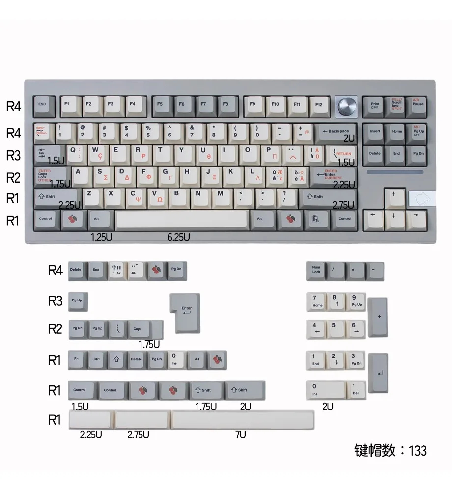 Keycap Personalized Keycap 142 Keys PBT Sublimation Cherry Original Greek/Stripe/Black Large Character Mechanical Keyboard
Keycap Personalized Keycap 142 Keys PBT Sublimation Cherry Original Greek/Stripe/Black Large Character Mechanical Keyboard