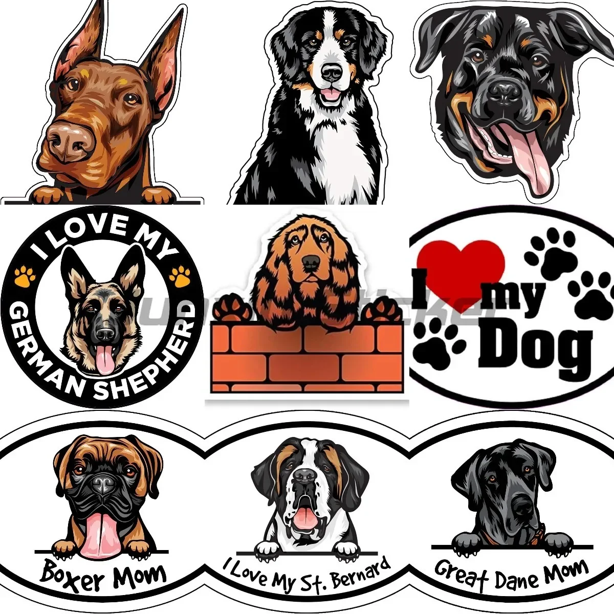 Cartoon Anime Creative 3D Dog Personalized Vinyl Sticker Cars Trucks Motorcycles Car Windows Helmets Wall Doors Laptops Stickers
Cartoon Anime Creative 3D Dog Personalized Vinyl Sticker Cars Trucks Motorcycles Car Windows Helmets Wall Doors Laptops Stickers