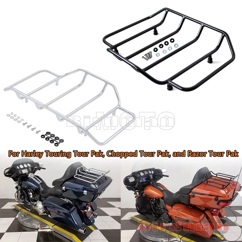 Motorcycle Chrome/black Steel Tour Pack Luggage Rack For Harley Road King Touring Tour Pak Chopped Tour Pak Razor Tour Pak Rack
Motorcycle Chrome/black Steel Tour Pack Luggage Rack For Harley Road King Touring Tour Pak Chopped Tour Pak Razor Tour Pak Rack