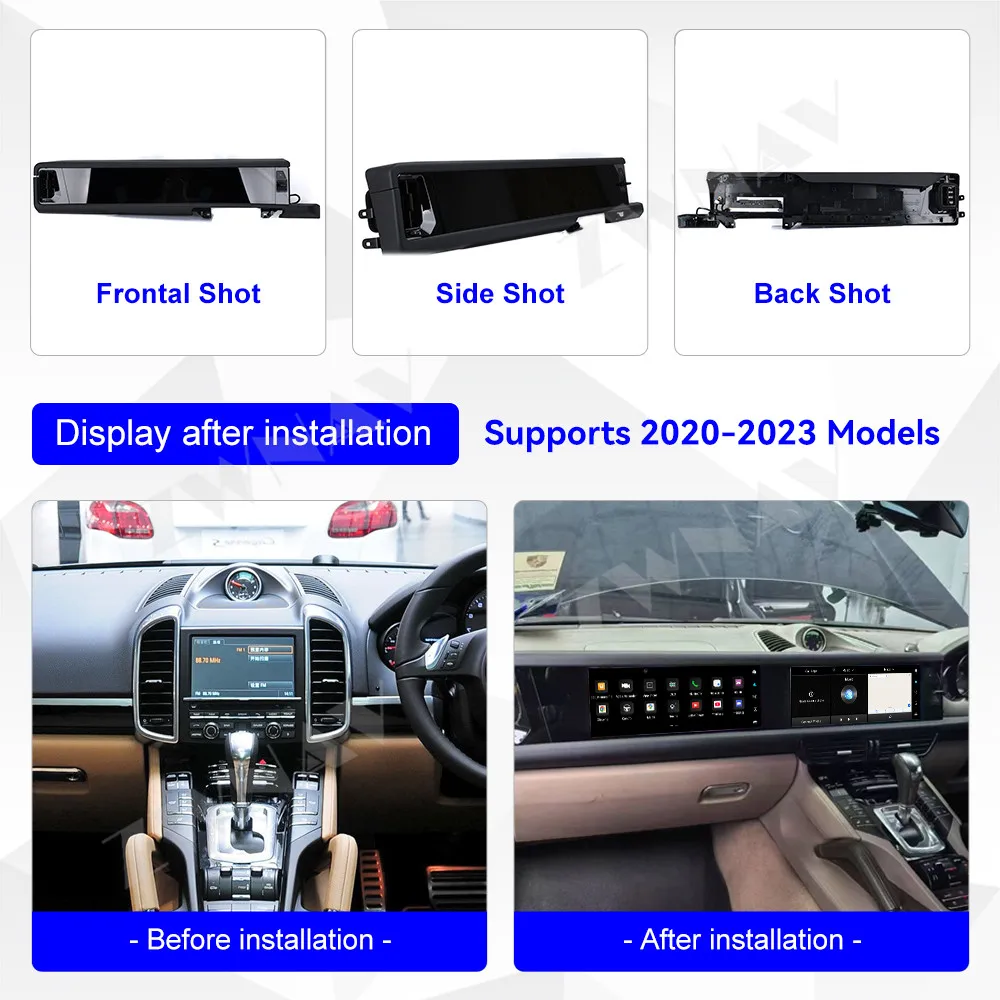 Автомобильная мультимедийная система с двумя экранами 12.3 дюйма, CarPlay, Android, GPS-навигация, автомагнитола для Porsche Cayenne 2011-2017 (RHD/LHD)
Автомобильная мультимедийная система с двумя экранами 12.3 дюйма, CarPlay, Android, GPS-навигация, автомагнитола для Porsche Cayenne 2011-2017 (RHD/LHD)