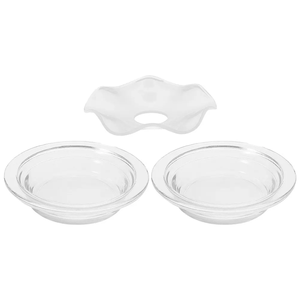 3Pcs Transparent Wavy Glass Wax Melt Dish Aromatherapy Essential Oil Warmer Plate Replacement Tray for Massage Spa Home
3Pcs Transparent Wavy Glass Wax Melt Dish Aromatherapy Essential Oil Warmer Plate Replacement Tray for Massage Spa Home