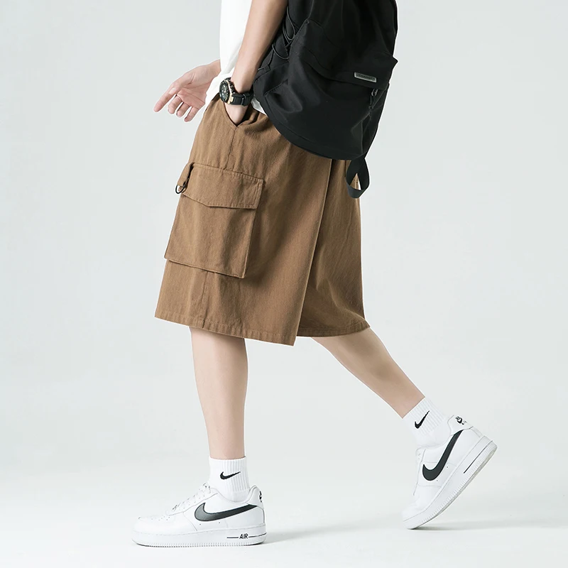 Японские ретро-шорты в рабочем стиле для мужчин: свободные, широкие, с пятью карманами, повседневные, со средней посадкой, летние, модные, дышащие, прямого кроя
Японские ретро-шорты в рабочем стиле для мужчин: свободные, широкие, с пятью карманами, повседневные, со средней посадкой, летние, модные, дышащие, прямого кроя