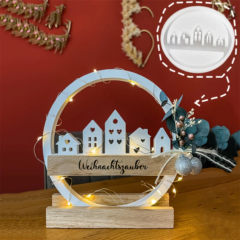 Силиконовая форма для декора из смолы - 1 шт., круглая силиконовая форма для украшения дома своими руками, силиконовая форма для венка на дверь, украшение для дома в виде венка.
Силиконовая форма для декора из смолы - 1 шт., круглая силиконовая форма для украшения дома своими руками, силиконовая форма для венка на дверь, украшение для дома в виде венка.