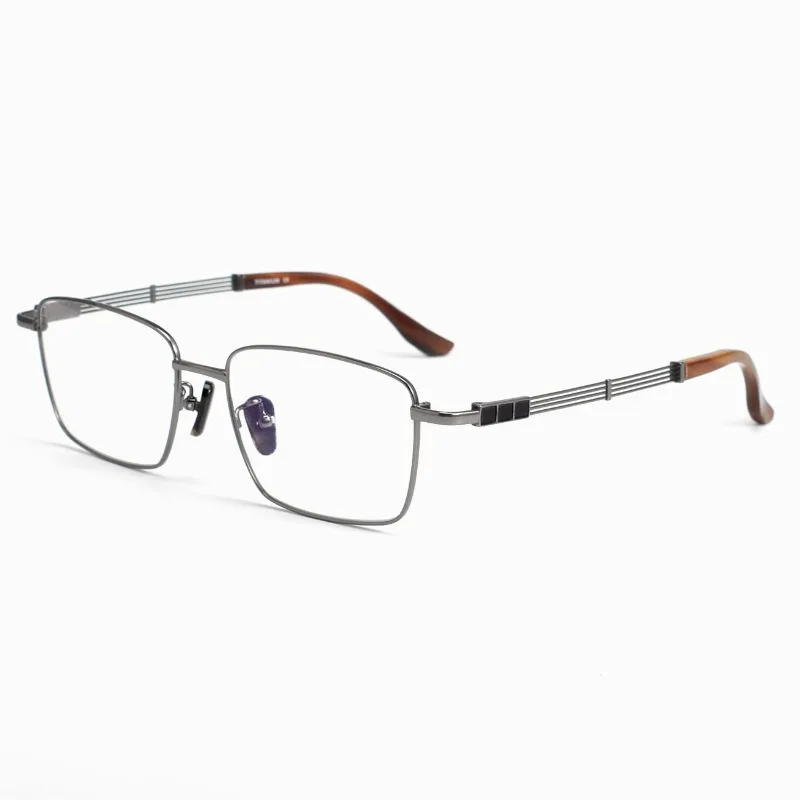 SH00115 Horn Pure Titanium Business Glasses Men's Hollowed-out Temples Horn Nose Box Myopia Glasses Reading Anti-fatigue.
SH00115 Horn Pure Titanium Business Glasses Men's Hollowed-out Temples Horn Nose Box Myopia Glasses Reading Anti-fatigue.