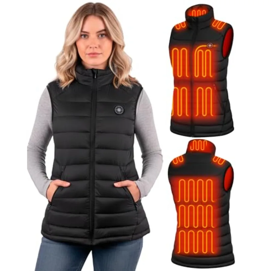 Heated Vest Jacket for Women with Battery Pack Included 16000mAh for Outdoor Hunting Camping
Heated Vest Jacket for Women with Battery Pack Included 16000mAh for Outdoor Hunting Camping