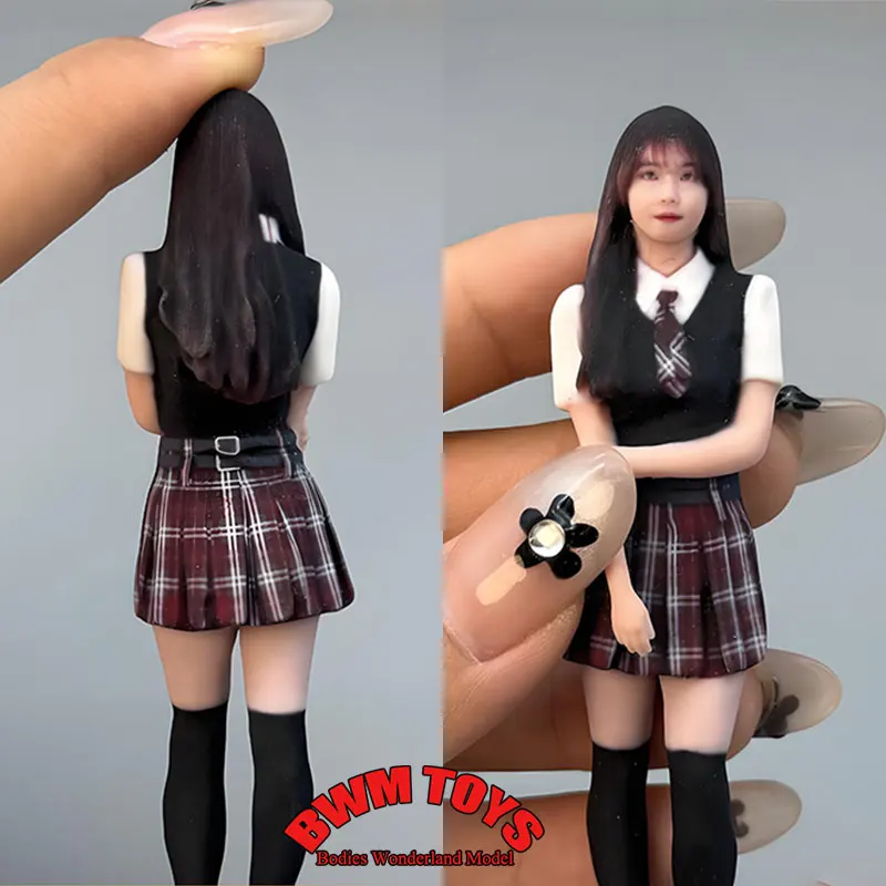 Handmade 3D 1/18 Scale Female Soldier Super Realistic Painting Miniature Student Uniform Girl Desktop Statue Ornament Figure
Handmade 3D 1/18 Scale Female Soldier Super Realistic Painting Miniature Student Uniform Girl Desktop Statue Ornament Figure
