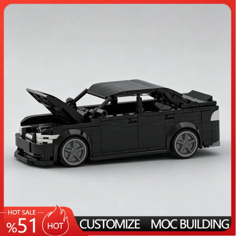 394PCS Black Sports Racing Sedan Car Model MOC Building Blocks Set DIY Assembly Educational Toy For funs Birthday Special Gifts
394PCS Black Sports Racing Sedan Car Model MOC Building Blocks Set DIY Assembly Educational Toy For funs Birthday Special Gifts