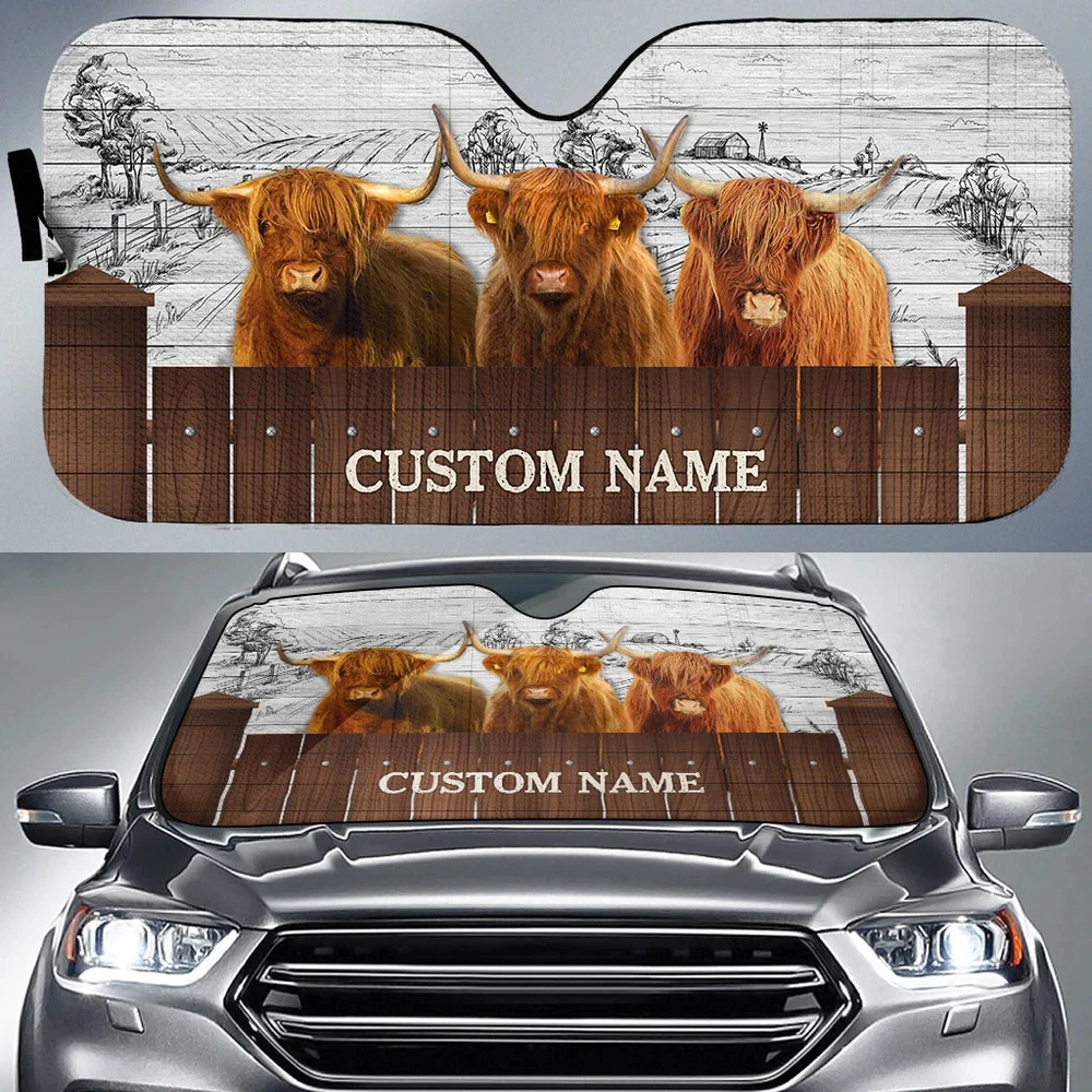 Shorthorn Farming Custom Name 3D Sun Shade for Car Truck Decor Windshield Sunshade,Blocks UV Rays Sun
Shorthorn Farming Custom Name 3D Sun Shade for Car Truck Decor Windshield Sunshade,Blocks UV Rays Sun