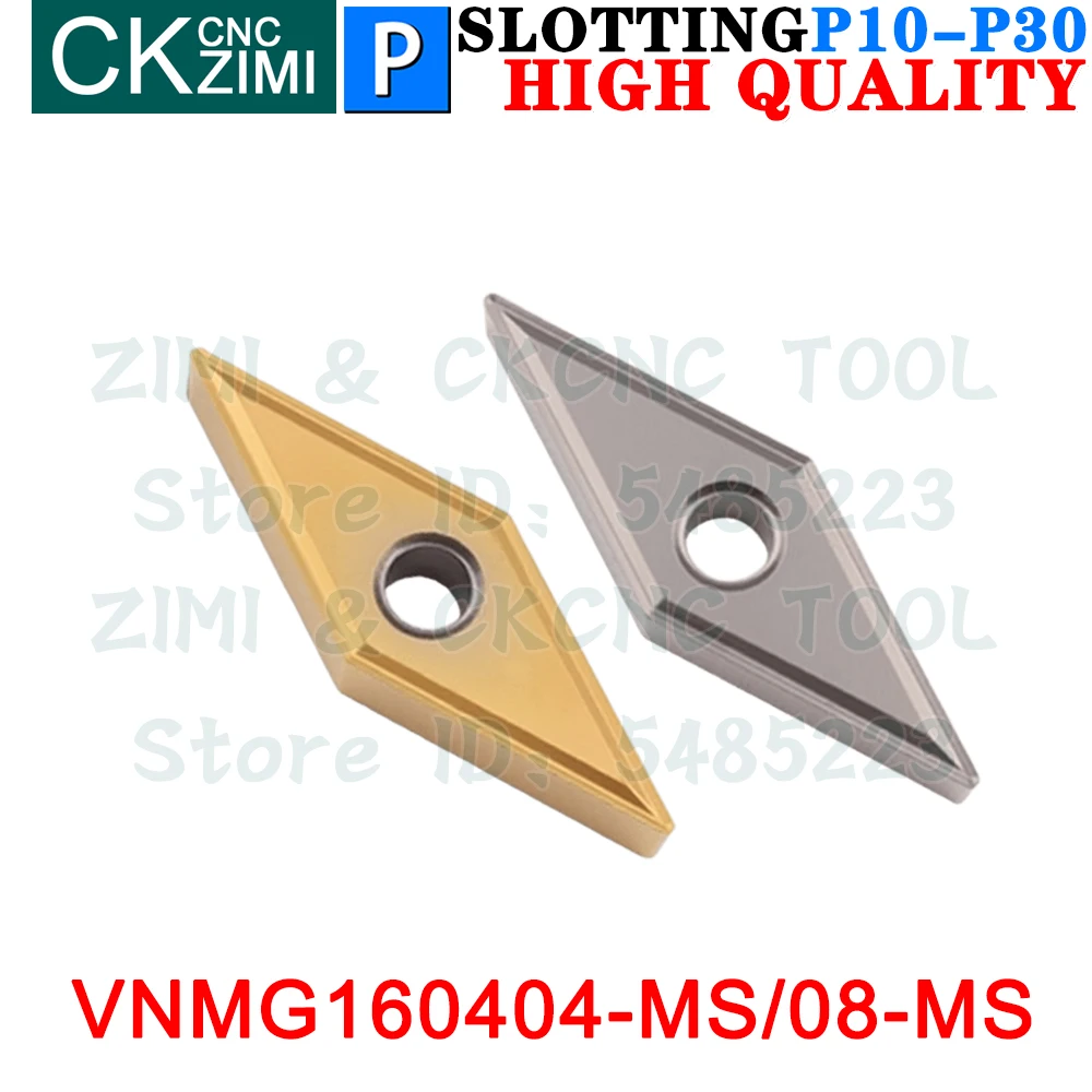 VNMG160404-MS/08-MS Carbide Turning Inserts CNC Lathe Cutting Tools
VNMG160404-MS/08-MS Carbide Turning Inserts CNC Lathe Cutting Tools