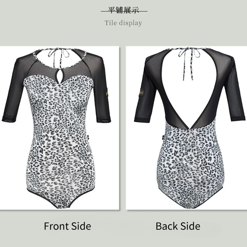 Professional Latin Dance Leotard Leopard Print Backless Bodysuit Latin Dress for Women Irregular Tassel Salsa Dance Clothing
Professional Latin Dance Leotard Leopard Print Backless Bodysuit Latin Dress for Women Irregular Tassel Salsa Dance Clothing