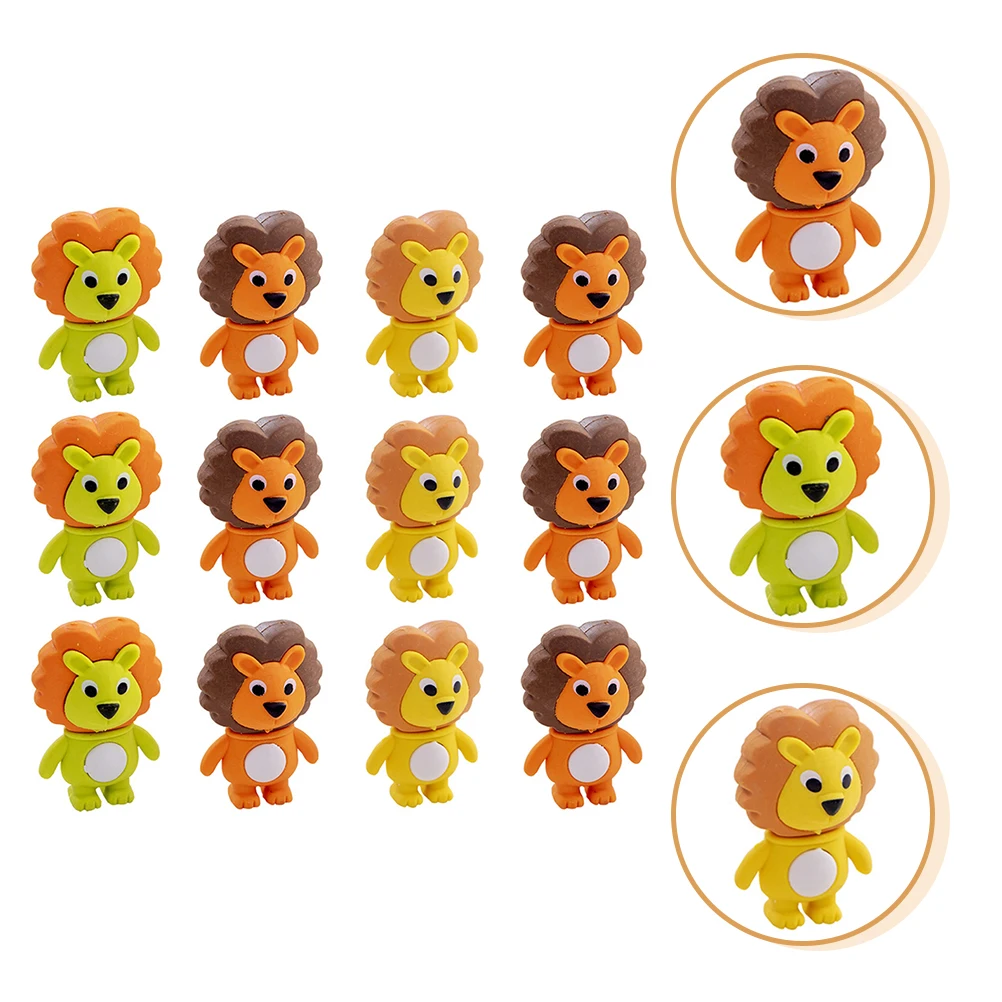 16 Pcs Cartoon Eraser Lion Shaped Kids Stationery Mini Size Material School Supplies Kindergarten Prize Student
16 Pcs Cartoon Eraser Lion Shaped Kids Stationery Mini Size Material School Supplies Kindergarten Prize Student