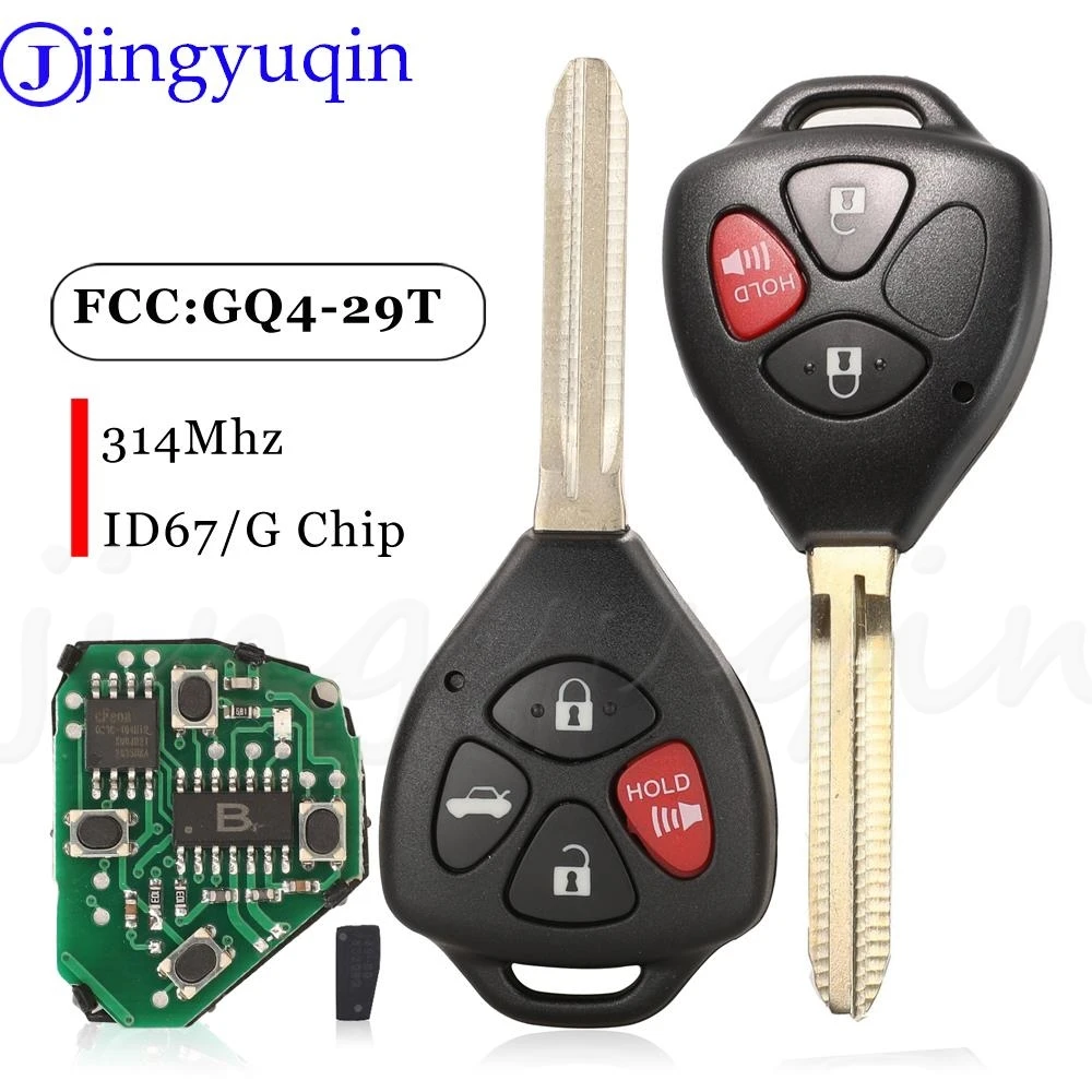 Jingyuqin, 3/4 кнопок, 314 МГц, ID67, для Toyota USA Corolla Matrix 2008-2010 Pontiac Vibe
Jingyuqin, 3/4 кнопок, 314 МГц, ID67, для Toyota USA Corolla Matrix 2008-2010 Pontiac Vibe