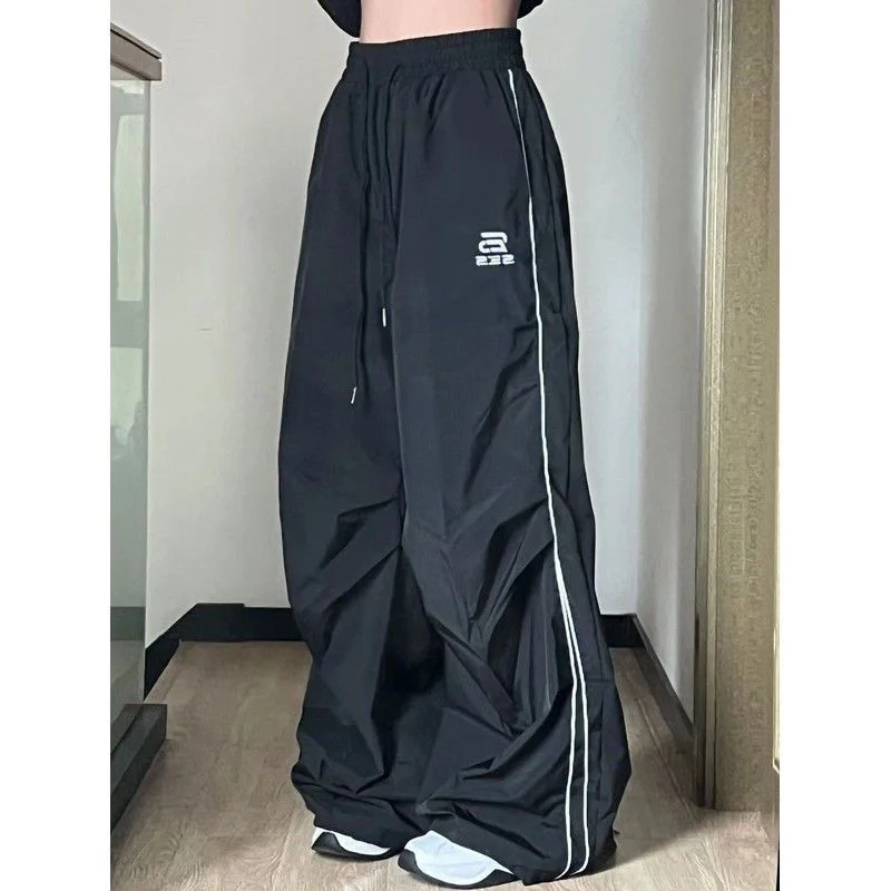 Casual Wide Leg Pants Women Vintage 90s Aesthetic Hiphop Sweatpants Y2k Streetwear Korean Fashion Hippie Trousers Punk School
Casual Wide Leg Pants Women Vintage 90s Aesthetic Hiphop Sweatpants Y2k Streetwear Korean Fashion Hippie Trousers Punk School