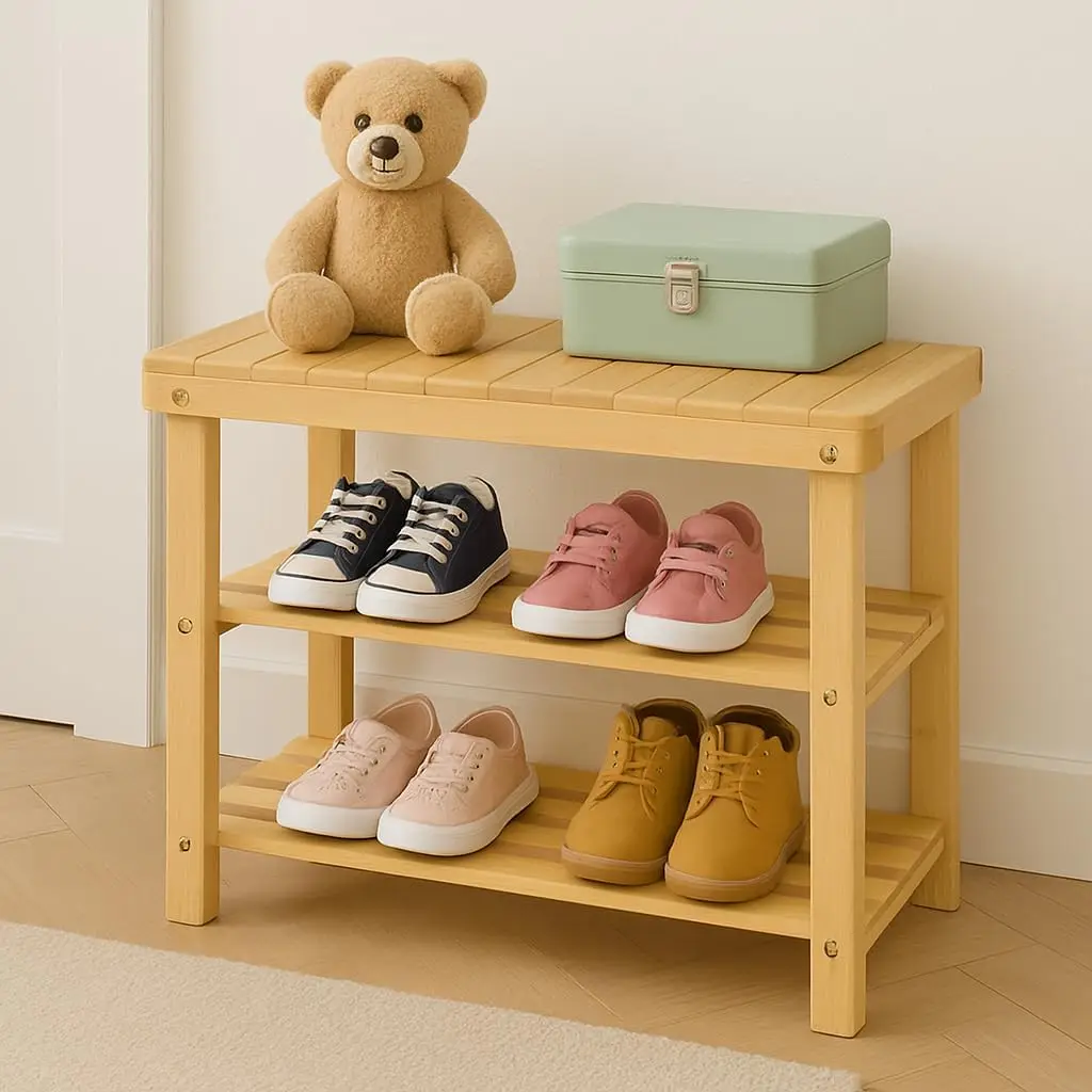 Shoe Ra Bench, 3-Tier Bamboo Storage Benches Organizer Shelf For Bathroom Entryway Hallway Corridor Living Room, Wood
Shoe Ra Bench, 3-Tier Bamboo Storage Benches Organizer Shelf For Bathroom Entryway Hallway Corridor Living Room, Wood