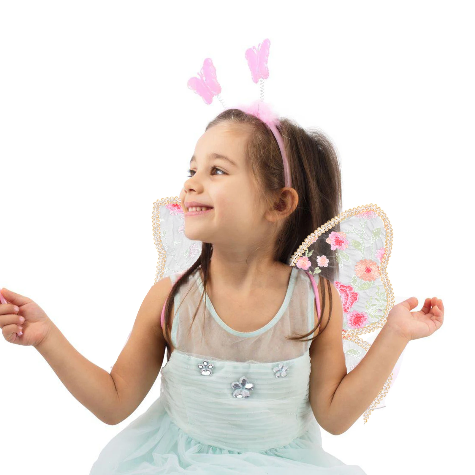 Lace Butterfly Wings Props White Color Costume Accessories Fairy Wing for Girls Cosplay Party Stage Performance Photoshoot
Lace Butterfly Wings Props White Color Costume Accessories Fairy Wing for Girls Cosplay Party Stage Performance Photoshoot
