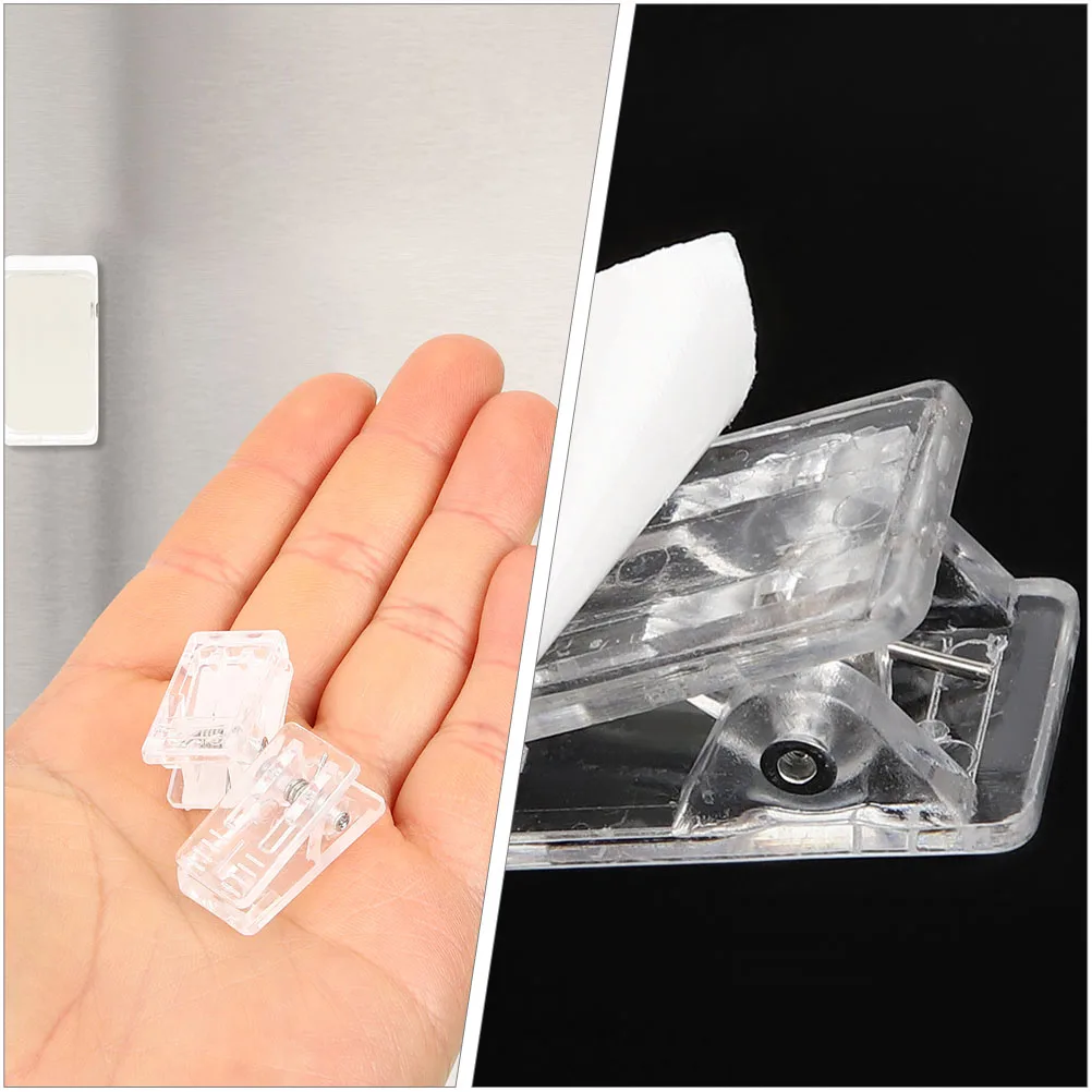 20Pcs Clear Plastic Spring Clips Transparent Self Adhesive Wall Photo Clips Small Sticky Badge Holders Clip for Id Cards
20Pcs Clear Plastic Spring Clips Transparent Self Adhesive Wall Photo Clips Small Sticky Badge Holders Clip for Id Cards