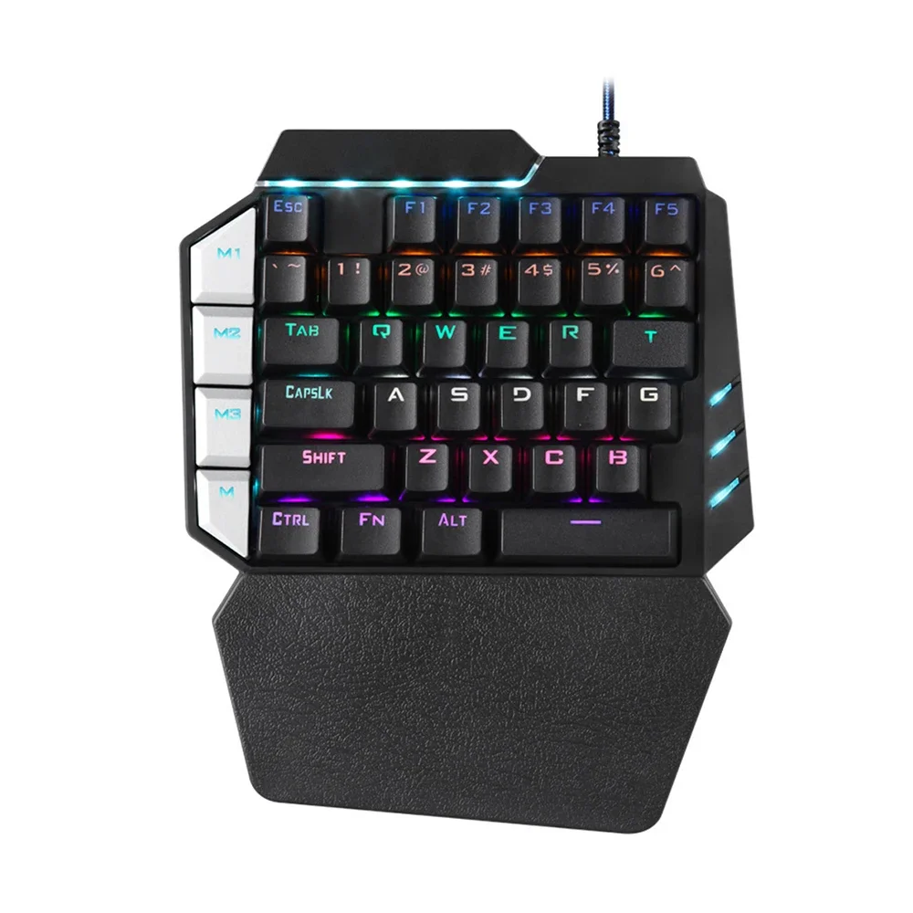 K109 RGB 38 Key One-handed USB Mechanical Gaming Wired Keyboard Blue Switch 42 Keys Gamer for Computer PC Laptop
K109 RGB 38 Key One-handed USB Mechanical Gaming Wired Keyboard Blue Switch 42 Keys Gamer for Computer PC Laptop