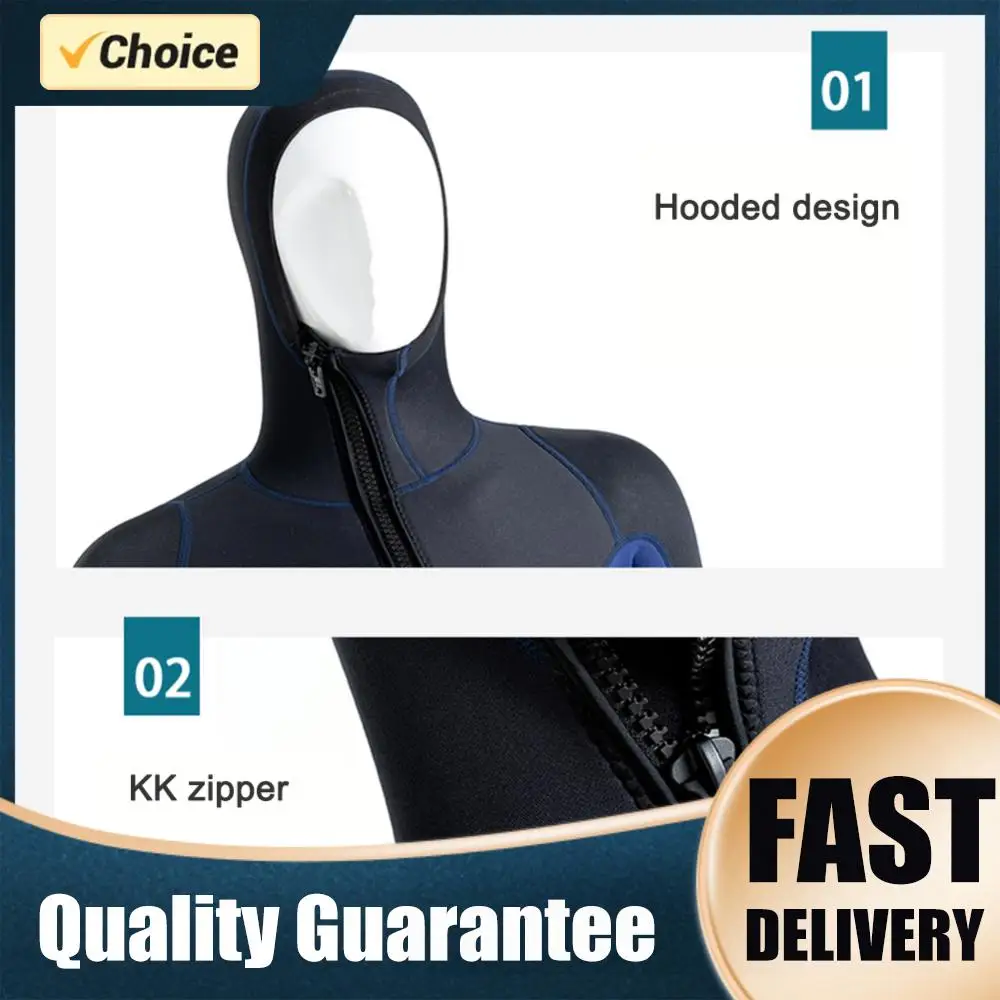 Neoprene Diving Skin Clothes Hooded Unisex Snorkeling Surfing Swimsuit Warm with Zipper Elastic Anti-scratch Outdoor Accessories
Neoprene Diving Skin Clothes Hooded Unisex Snorkeling Surfing Swimsuit Warm with Zipper Elastic Anti-scratch Outdoor Accessories