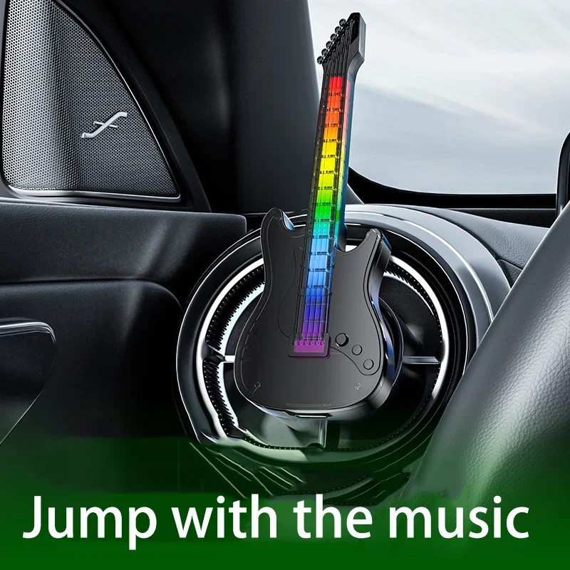 Automobile air outlet aromatherapy Guitar exterior design RGB music decorative light Creative personalized ornaments
Automobile air outlet aromatherapy Guitar exterior design RGB music decorative light Creative personalized ornaments