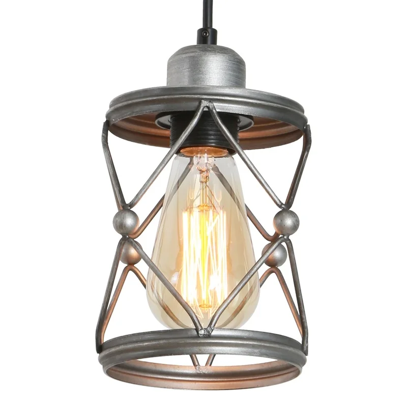 Rustic Silver Grey Pendant Light for Kitchen Island, Adjustable Farmhouse Chandelier for Dining Room, Hallway, Entryway
Rustic Silver Grey Pendant Light for Kitchen Island, Adjustable Farmhouse Chandelier for Dining Room, Hallway, Entryway
