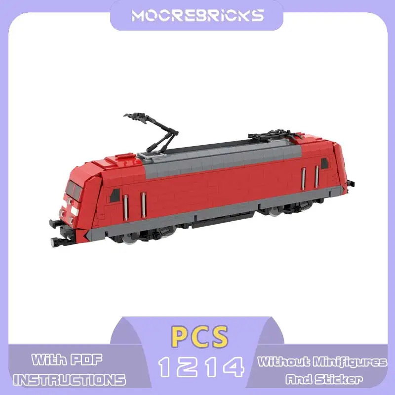 MOC 1/38 BR101 Electric Locomotive Building Blocks Motorised Europe Germany Modern High Speed Intercity Train Bricks Adult
MOC 1/38 BR101 Electric Locomotive Building Blocks Motorised Europe Germany Modern High Speed Intercity Train Bricks Adult