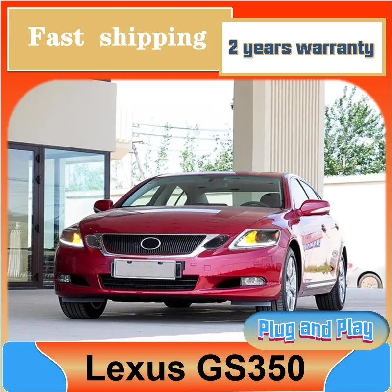 Car Styling for Lexus GS350 Head Lights 2004-2012 GS Headlight DRL Turn Signal Low High Beam Projector Lens
Car Styling for Lexus GS350 Head Lights 2004-2012 GS Headlight DRL Turn Signal Low High Beam Projector Lens