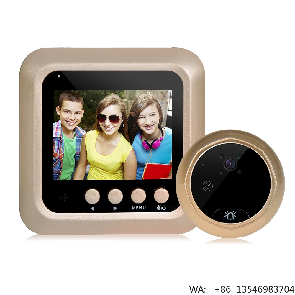 Color Screen Display Video Doorbell Camera Door Eye Viewer Video 2.4 Inch Doorbell Hd Camera
Color Screen Display Video Doorbell Camera Door Eye Viewer Video 2.4 Inch Doorbell Hd Camera
