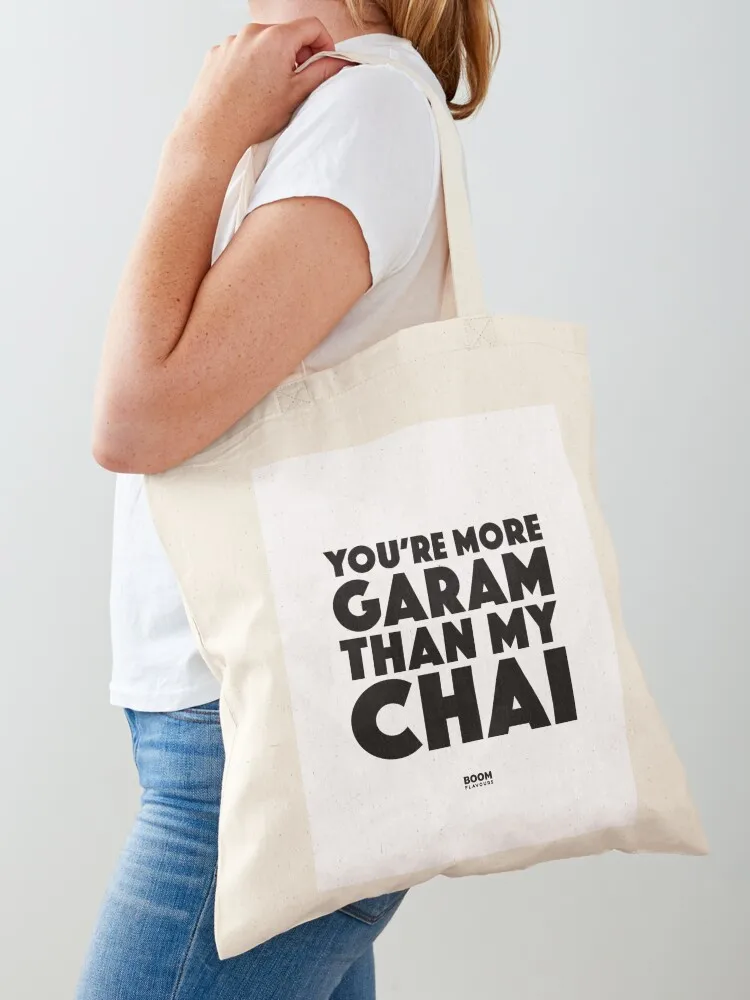 You are more garam than my chai Tote Bag Women's shopper bag shopping bag reusable grocery bags shopping bags foldable
You are more garam than my chai Tote Bag Women's shopper bag shopping bag reusable grocery bags shopping bags foldable