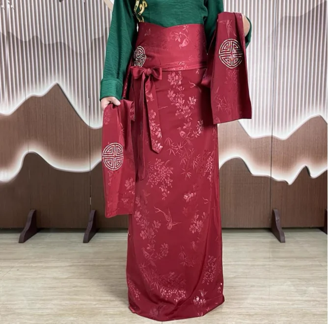 Chinese Xizang Women's Solid Color Skirt Tibetan Performance Wrap Skirt
Chinese Xizang Women's Solid Color Skirt Tibetan Performance Wrap Skirt