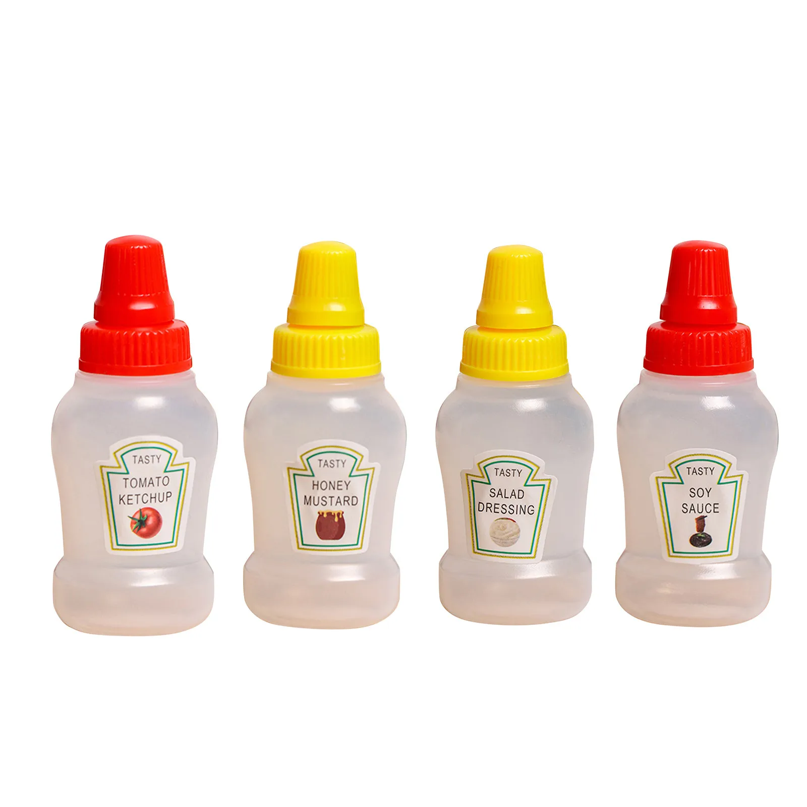 Condiment Bottles,4pcs Portable Seasoning Storage Containers BBQ School Bento Box Dressing Dispensers For Ketchup,Honey,Salad
Condiment Bottles,4pcs Portable Seasoning Storage Containers BBQ School Bento Box Dressing Dispensers For Ketchup,Honey,Salad