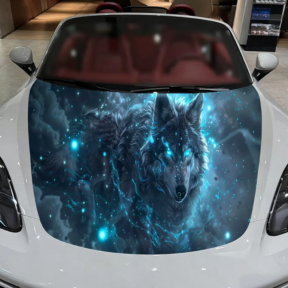 Mesmerizing Starry Wolf Car Hood Stickers - Self-Adhesive, Waterproof and Durable Vinyl Wrap, Decorate And Protect Your Car - Th
Mesmerizing Starry Wolf Car Hood Stickers - Self-Adhesive, Waterproof and Durable Vinyl Wrap, Decorate And Protect Your Car - Th