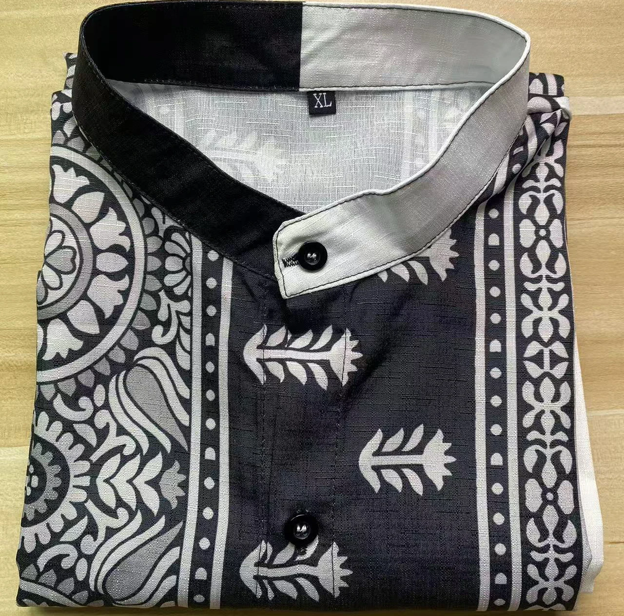 Men's linen short-sleeved shirts retro pattern high-definition printed shirts men's business casual formal design clothes men's
Men's linen short-sleeved shirts retro pattern high-definition printed shirts men's business casual formal design clothes men's