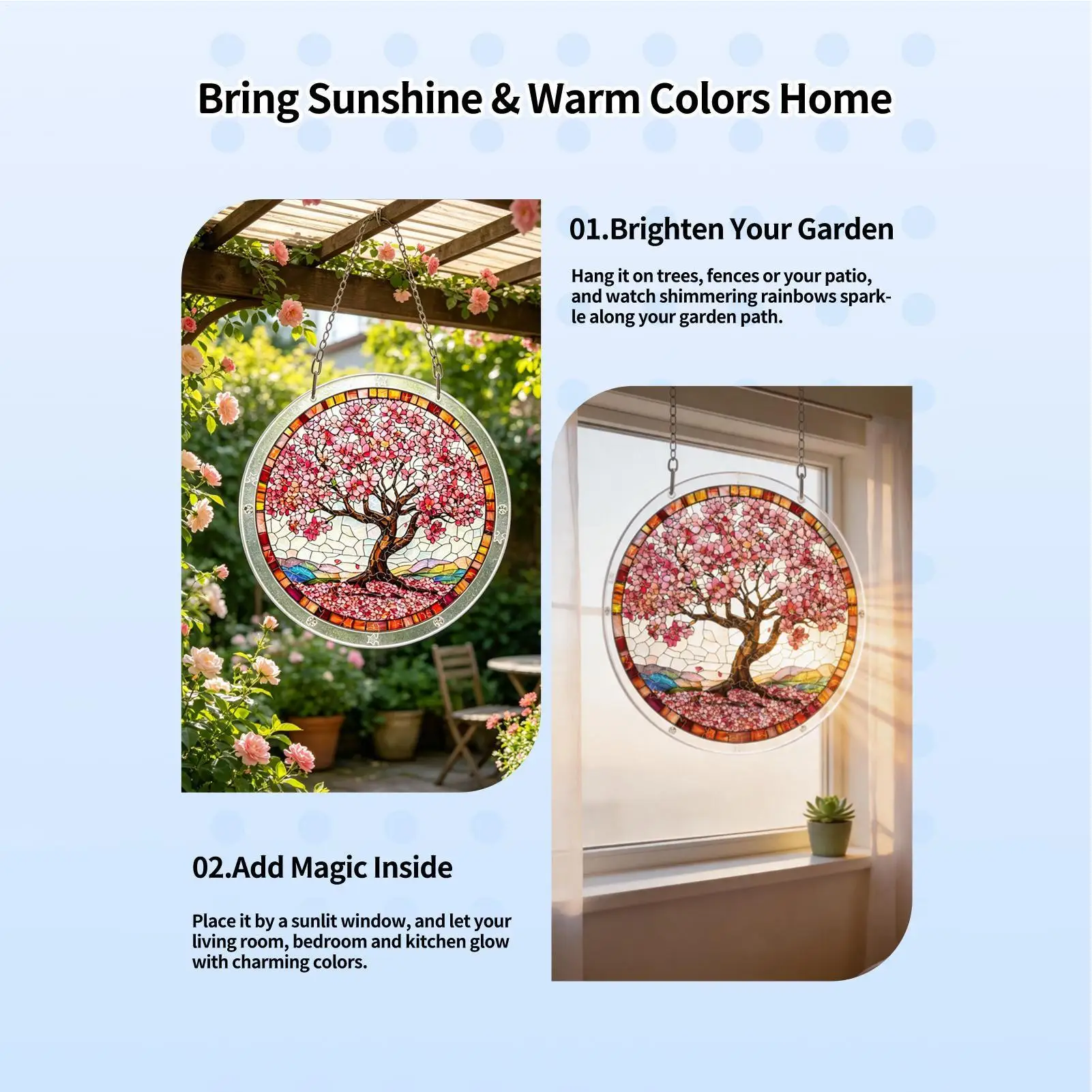DIY Suncatcher Kits For Adults 7.4 Inch Tree Pattern DIY Window Pendant Acrylic Puzzles Sun Catcher Window Hangable For Birthday
DIY Suncatcher Kits For Adults 7.4 Inch Tree Pattern DIY Window Pendant Acrylic Puzzles Sun Catcher Window Hangable For Birthday