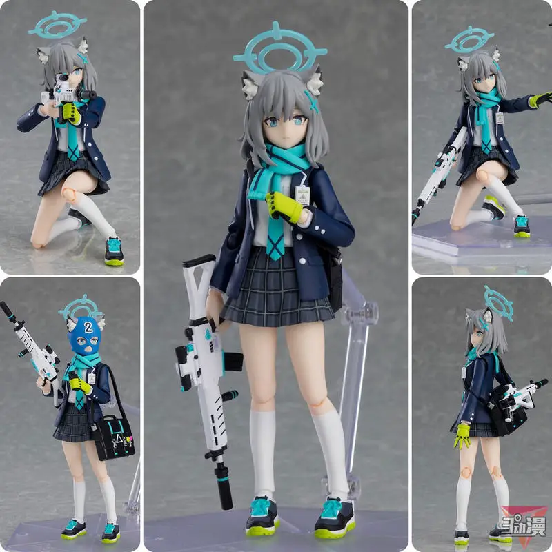 Blue Archive Sunaookami Shiroko Figma #567 PVC Posable Action Figure With Mask Head Rifle Swappable Face Plates Collectible
Blue Archive Sunaookami Shiroko Figma #567 PVC Posable Action Figure With Mask Head Rifle Swappable Face Plates Collectible