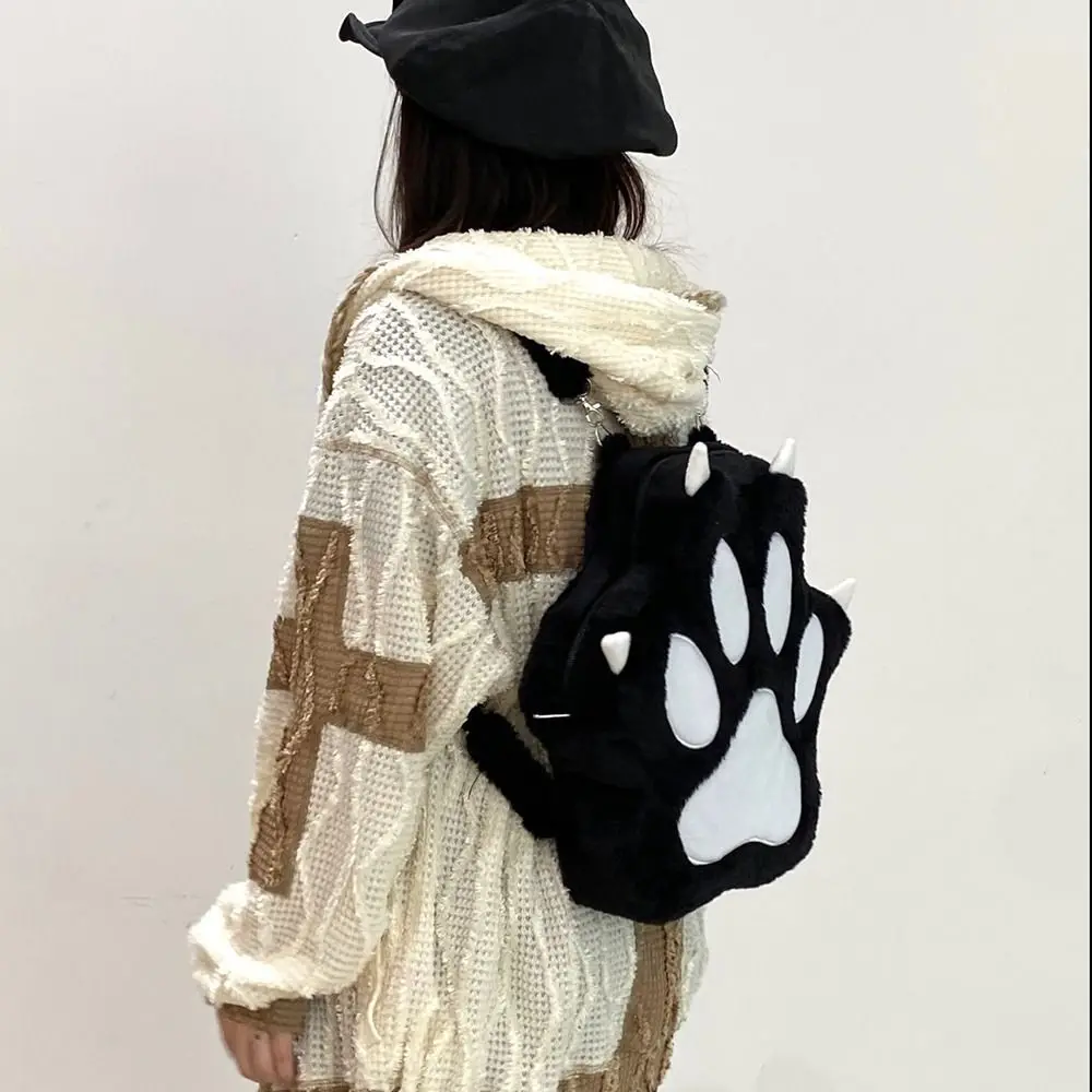 Portable Preppy Style Cat Paw Backpack Japanese Style JK Cartoon Schoolbags Plush Toy JK Lolita Sweet Students Bags Students
Portable Preppy Style Cat Paw Backpack Japanese Style JK Cartoon Schoolbags Plush Toy JK Lolita Sweet Students Bags Students