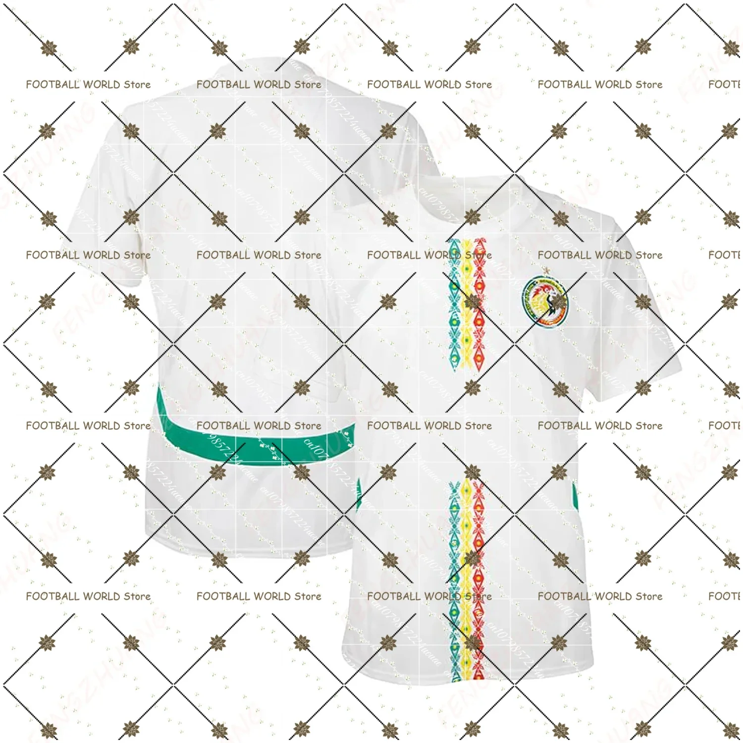 Senegal 2025 Home Jersey Newest Outdoor Quick Dry Soccer Jersey Summer Classic Casual Tee Loose Exercise Jersey
Senegal 2025 Home Jersey Newest Outdoor Quick Dry Soccer Jersey Summer Classic Casual Tee Loose Exercise Jersey