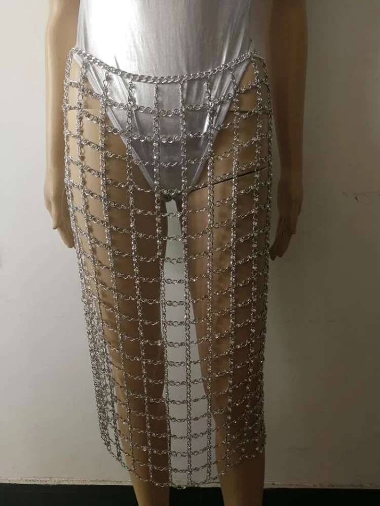 Luxury Rhinestone Skirt chain Fashion bikini Prom night club Party Waist chain Chest Chain Ladies Dinner Body Chain Jewelry
Luxury Rhinestone Skirt chain Fashion bikini Prom night club Party Waist chain Chest Chain Ladies Dinner Body Chain Jewelry