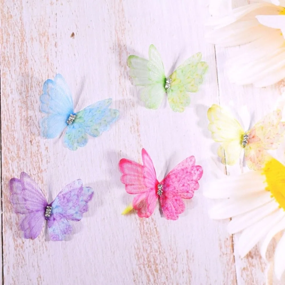 50Pcs 3D Organza Fabric Butterfly Appliques Double-layer Translucent Simulation Mesh Butterfly Patch Colorful
50Pcs 3D Organza Fabric Butterfly Appliques Double-layer Translucent Simulation Mesh Butterfly Patch Colorful