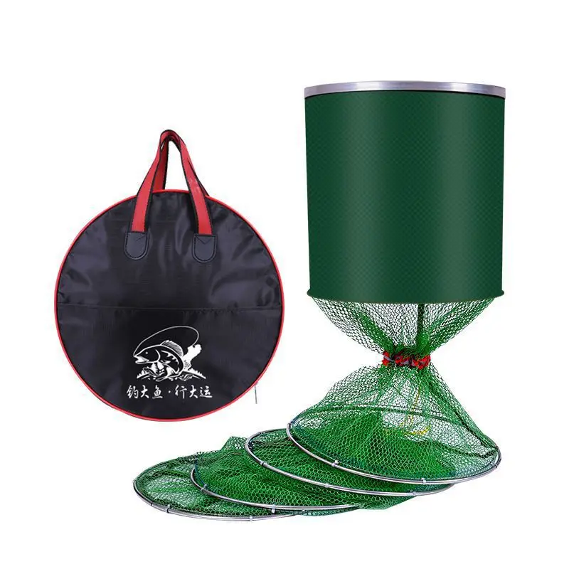 Fishing Net Stainless Steel Net Pocket Fish Protection Glued Fish Folding Multi-function Thickened Fish Bag Fishing Accessories
Fishing Net Stainless Steel Net Pocket Fish Protection Glued Fish Folding Multi-function Thickened Fish Bag Fishing Accessories