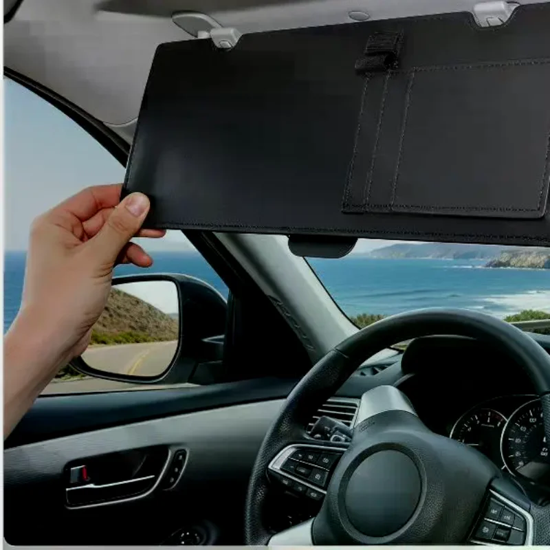 Car Sun Visor Extension Sunshade Side Screen with Practical Card Slots Pen Holder for SUV Daily Protection
Car Sun Visor Extension Sunshade Side Screen with Practical Card Slots Pen Holder for SUV Daily Protection