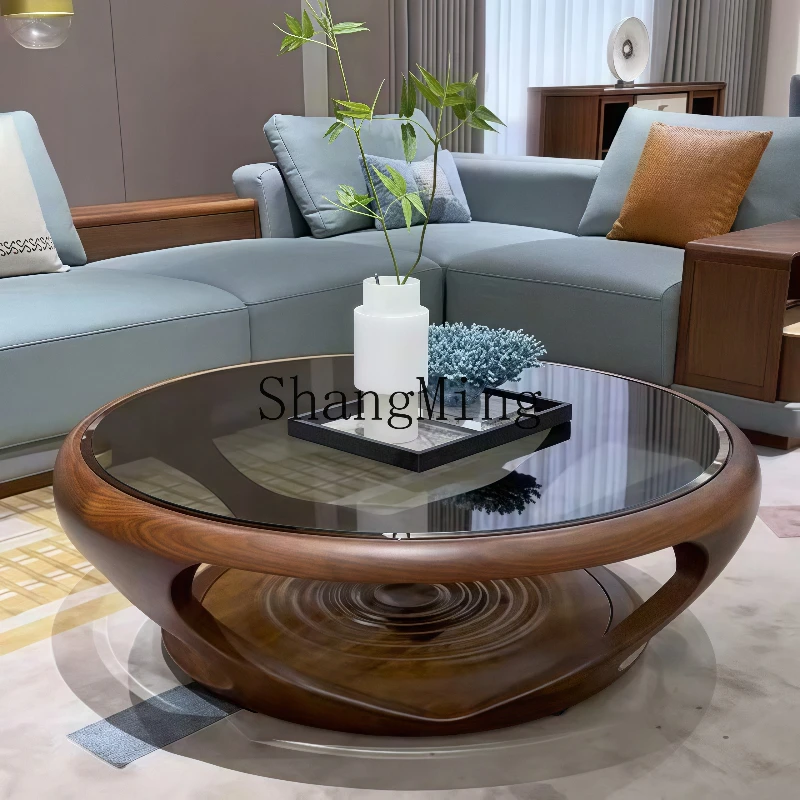 DHY black walnut living room household small apartment modern simple light luxury solid wood
DHY black walnut living room household small apartment modern simple light luxury solid wood